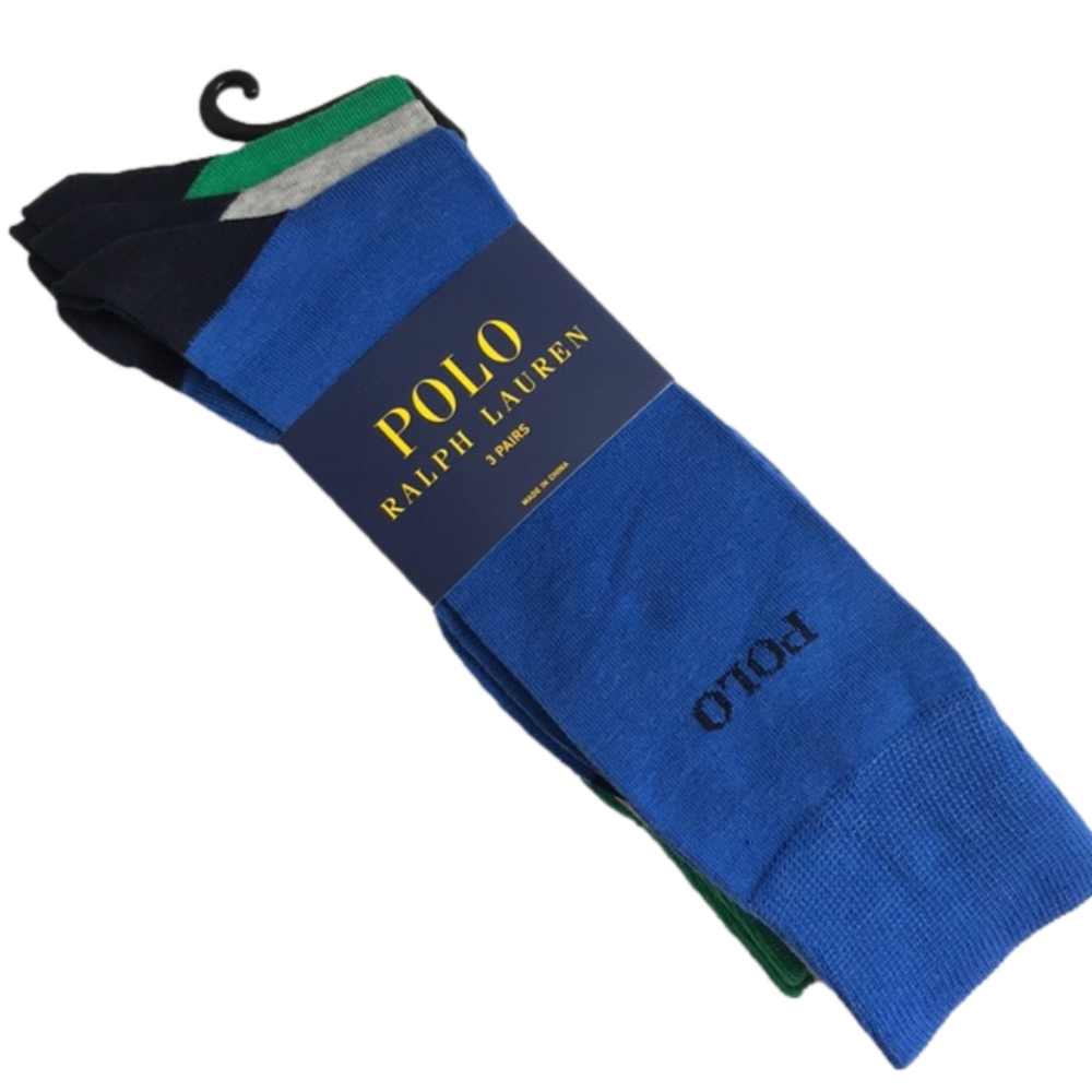 NWT Polo Ralph Lauren 3 pack casual socks